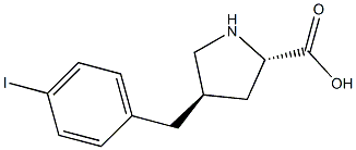 (2S,4R)-4-(4-iodobenzyl)pyrrolidine-2-carboxylic acid CAS#: 1049981-94-3