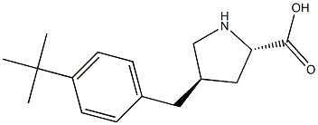 (2S,4R)-4-(4-tert-butylbenzyl)pyrrolidine-2-carboxylic acid CAS#: 1049982-04-8