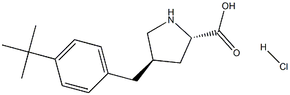 (2S,4R)-4-(4-tert-butylbenzyl)pyrrolidine-2-carboxylic acid hydrochloride CAS#: 1049744-82-2