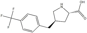 (2S,4R)-4-(4-(trifluoroMethyl)benzyl)pyrrolidine-2-carboxylic acid CAS#: 1049981-68-1