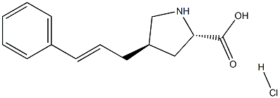 (2S,4R)-4-cinnaMylpyrrolidine-2-carboxylic acid hydrochloride CAS#: 1049740-87-5
