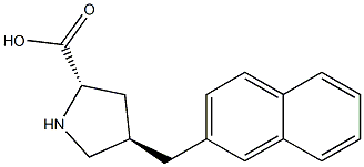 (2S,4R)-4-(naphthalen-2-ylMethyl)pyrrolidine-2-carboxylic acid CAS#: 1049980-53-1