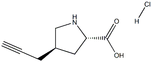 (2S,4R)-4-(prop-2-ynyl)pyrrolidine-2-carboxylic acid hydrochloride CAS#: 1049755-32-9