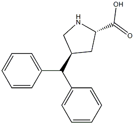 (2S,4S)-4-benzhydrylpyrrolidine-2-carboxylic acid CAS#: 1049982-09-3