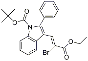 3-(2-BROMO-2-ETHOXYCARBONYL-VINYL)-2-PHENYL-INDOLE-1-CARBOXYLIC ACID TERT-BUTYL ESTER CAS#: 1017968-67-0