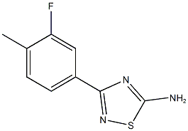 3-(3-fluoro-4-methylphenyl)-1,2,4-thiadiazol-5-ylamine CAS#: 1017782-58-9