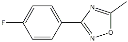 3-(4-Fluorophenyl)-5-methyl-1,2,4-oxadiazole CAS#: 196301-98-1