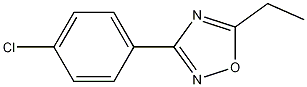 3-(4-chlorophenyl)-5-ethyl-1,2,4-oxadiazole CAS#: 196301-93-6