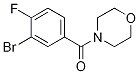 (3-Bromo-4-fluorophenyl)(morpholino)methanone CAS#: 1007207-89-7