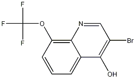 3-Bromo-4-hydroxy-8-trifluoromethoxyquinoline CAS#: 1065087-93-5