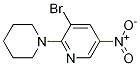 3-Bromo-5-nitro-2-(piperidin-1-yl)pyridine CAS#: 1065074-87-4