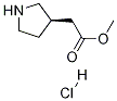 3-Pyrrolidineacetic acid, Methyl ester, hydrochloride, (3R)- CAS#: 1024038-31-0