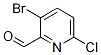 3-broMo-6-chloropyridine-2-carbaldehyde CAS#: 1060815-64-6