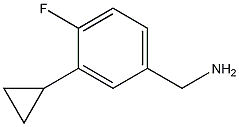 (3-cyclopropyl-4-fluorophenyl)methanamine CAS#: 1063733-90-3