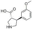 (3R,4S)-4-(3-Methoxyphenyl)pyrrolidine-3-carboxylic acid CAS#: 1049978-87-1