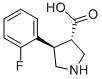(3S,4R)-4-(2-FLUOROPHENYL)PYRROLIDINE-3-CARBOXYLIC ACID CAS#: 1049975-91-8