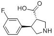 (3S,4R)-4-(3-FLUOROPHENYL)PYRROLIDINE-3-CARBOXYLIC ACID CAS#: 1049975-95-2