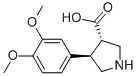 (3S,4R)-4-(3,4-DIMETHOXYPHENYL)PYRROLIDINE-3-CARBOXYLIC ACID CAS#: 1049980-11-1