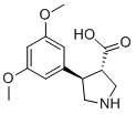 (3S,4R)-4-(3,5-DIMETHOXYPHENYL)PYRROLIDINE-3-CARBOXYLIC ACID CAS#: 1049980-13-3