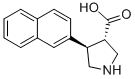 (3S,4R)-4-(NAPHTHALEN-2-YL)PYRROLIDINE-3-CARBOXYLIC ACID CAS#: 1049978-40-6