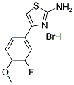 4-(3-FLUORO-4-METHOXYPHENYL)-1,3-THIAZOL-2-YLAMINE HYDROBROMIDE CAS#: 1049742-89-3