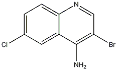 4-Amino-3-bromo-6-chloroquinoline CAS#: 1065088-30-3