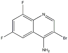 4-Amino-3-bromo-6,8-difluoroquinoline CAS#: 1065088-58-5