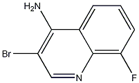 4-Amino-3-bromo-8-fluoroquinoline CAS#: 1065088-27-8