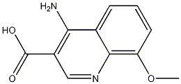 4-Amino-8-methoxyquinoline-3-carboxylic acid CAS#: 1018127-99-5