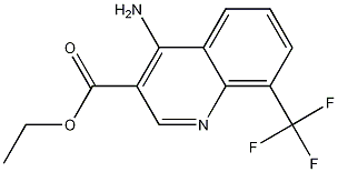 4-Amino-8-(trifluoromethyl)quinoline-3-carboxylic acid ethyl ester CAS#: 1049114-56-8