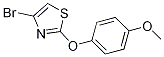 4-Bromo-2-(4-methoxyphenoxy)thiazole CAS#: 1065074-21-6