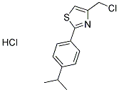 4-(CHLOROMETHYL)-2-(4-ISOPROPYLPHENYL)-1,3-THIAZOLE HYDROCHLORIDE CAS#: 1049790-37-5