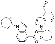 4-Carboxy-1-(tetrahydro-2H-pyran-2-yl)-1H-indazole, 2-(4-Carboxy-1H-indazol-1-yl)tetrahydro-2H-pyran CAS#: 1000576-23-7