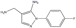 4-(aminomethyl)-1-(4-fluorophenyl)-1H-pyrazol-5-amine CAS#: 1017785-26-0