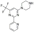 4-piperazino-2-(2-pyridinyl)-6-(trifluoromethyl)pyrimidine CAS#: 1048913-94-5