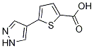 5-(1H-Pyrazol-4-yl)-2-thiophenecarboxylic acid CAS#: 1017794-49-8