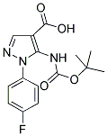 5-(BOC-AMINO)-1-(4-FLUORO-PHENYL)-1H-PYRAZOLE-4-CARBOXYLIC ACID CAS#: 1017781-25-7