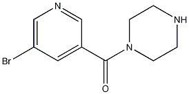 (5-bromo-3-pyridinyl)(piperazino)methanone CAS#: 1017782-91-0
