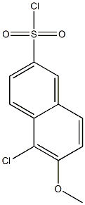 5-chloro-6-Methoxynaphthalene-2-sulfonyl chloride CAS#: 186550-37-8