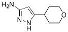 5-(tetrahydro-2H-pyran-4-yl)-1H-pyrazol-3-aMine CAS#: 1000896-69-4