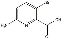 6-AMino-3-broMo-2-pyridinecarboxylic acid CAS#: 1033201-61-4