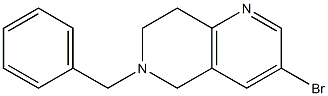 6-Benzyl-3-broMo-5,6,7,8-tetrahydro-1,6-naphthyridine CAS#: 1000576-67-9