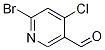 6-Bromo-4-chloro-3-pyridinecarboxaldehyde CAS#: 1060811-24-6