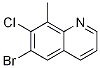 6-Bromo-7-chloro-8-methylquinoline CAS#: 1033202-16-2
