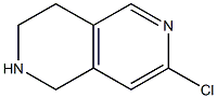 7-chloro-1,2,3,4-tetrahydro-2,6-naphthyridine CAS#: 1060816-44-5
