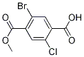 Benzoic acid, 5-broMo-2-chloro-4-(Methoxycarbonyl)- CAS#: 1061314-04-2