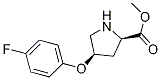 D-Proline, 4-(4-fluorophenoxy)-, methyl ester, (4R)- CAS#: 198968-99-9