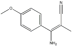 (E)-3-amino-3-(4-methoxyphenyl)-2-methylacrylonitrile CAS#: 1050392-15-8