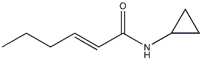 (E)-N-cyclopropylhex-2-enamide CAS#: 1024616-26-9