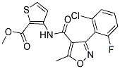 METHYL 3-((3-(2-CHLORO-6-FLUOROPHENYL)-5-METHYLISOXAZOL-4-YL)CARBONYLAMINO)THIOPHENE-2-CARBOXYLATE CAS#: 1024580-14-0